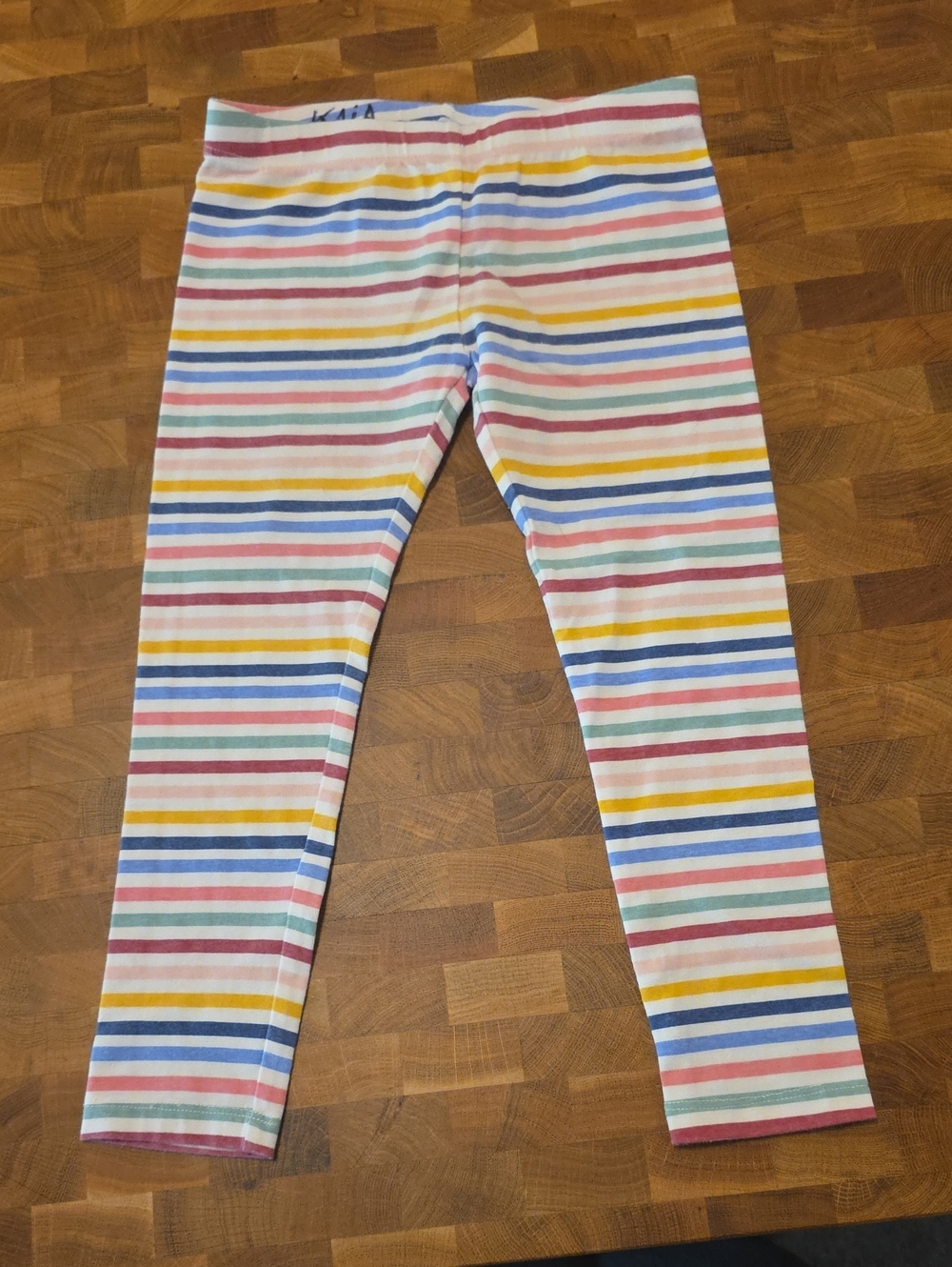 10/$10 Kids Multi-Color Stripe Leggings